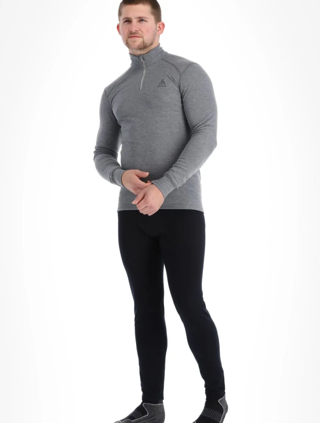 BL Top Turtle Neck L/S Half Zip Active Warm skipully heren