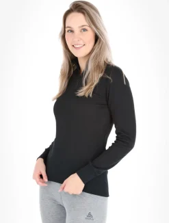 BL Top Turtle Neck L/S Half Zip Active Warm skipully dames