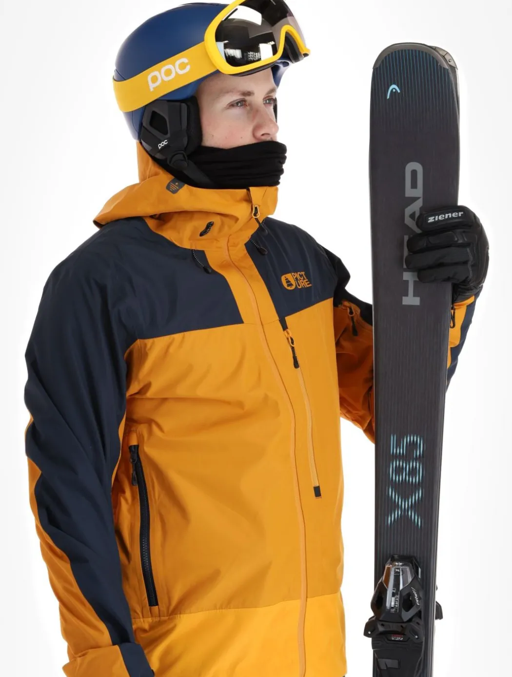 Broader 3L hardshell ski-jas heren