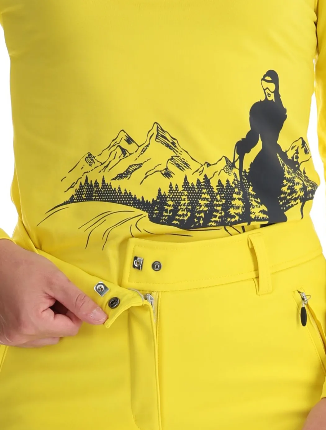 Entiat softshell skibroek dames