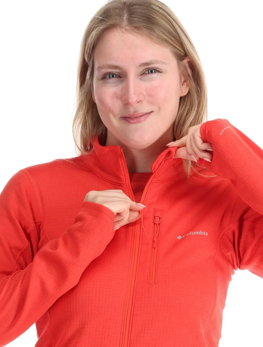 Essential Hike™ Grid Fleece Full Zip trekking vest dames