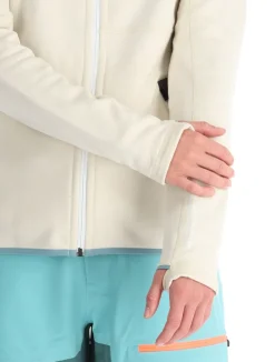 Fleece Hoody vest dames