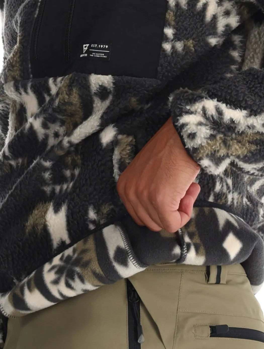Kelstyn Print Fleece vest heren