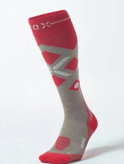 Merino Skiing compressiesokken heren