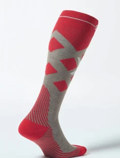 Merino Skiing compressiesokken heren