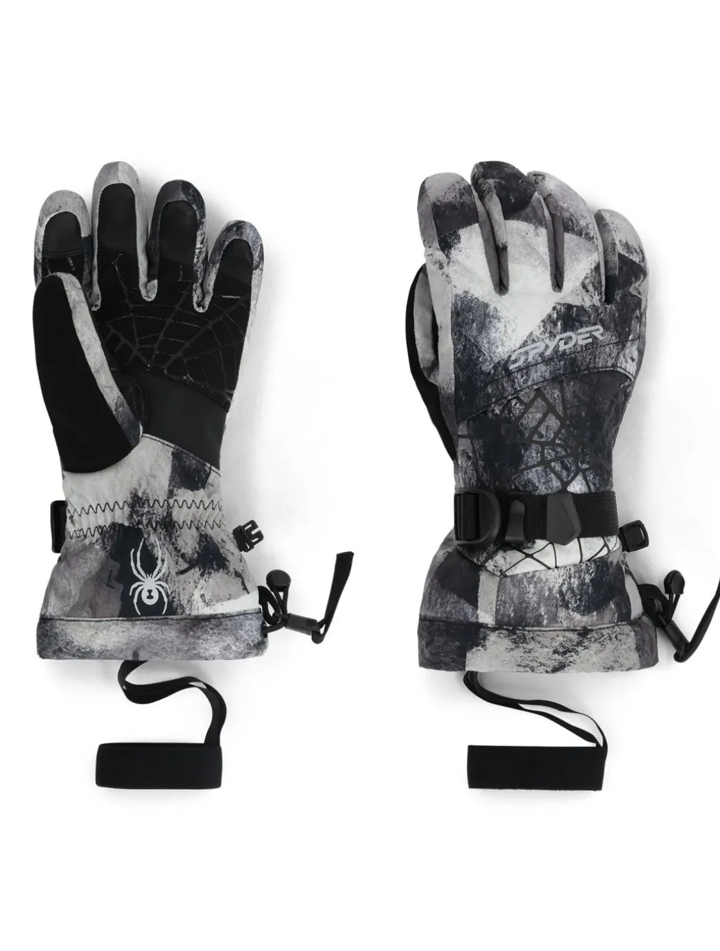 Overweb skihandschoenen kinderen