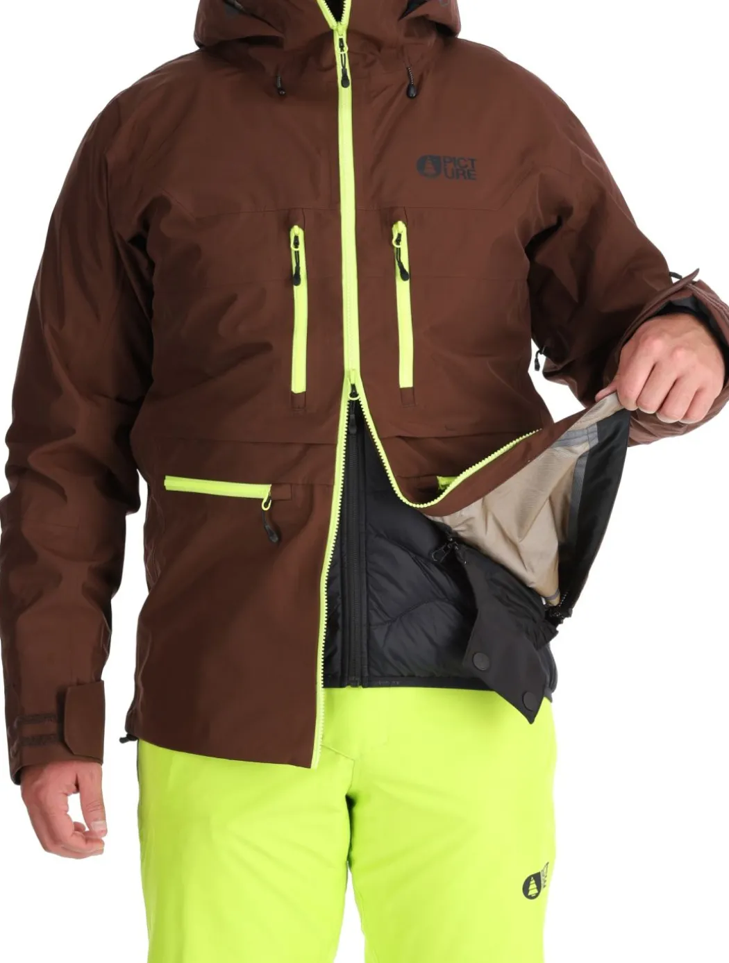 Ozonn 3L hardshell ski-jas heren