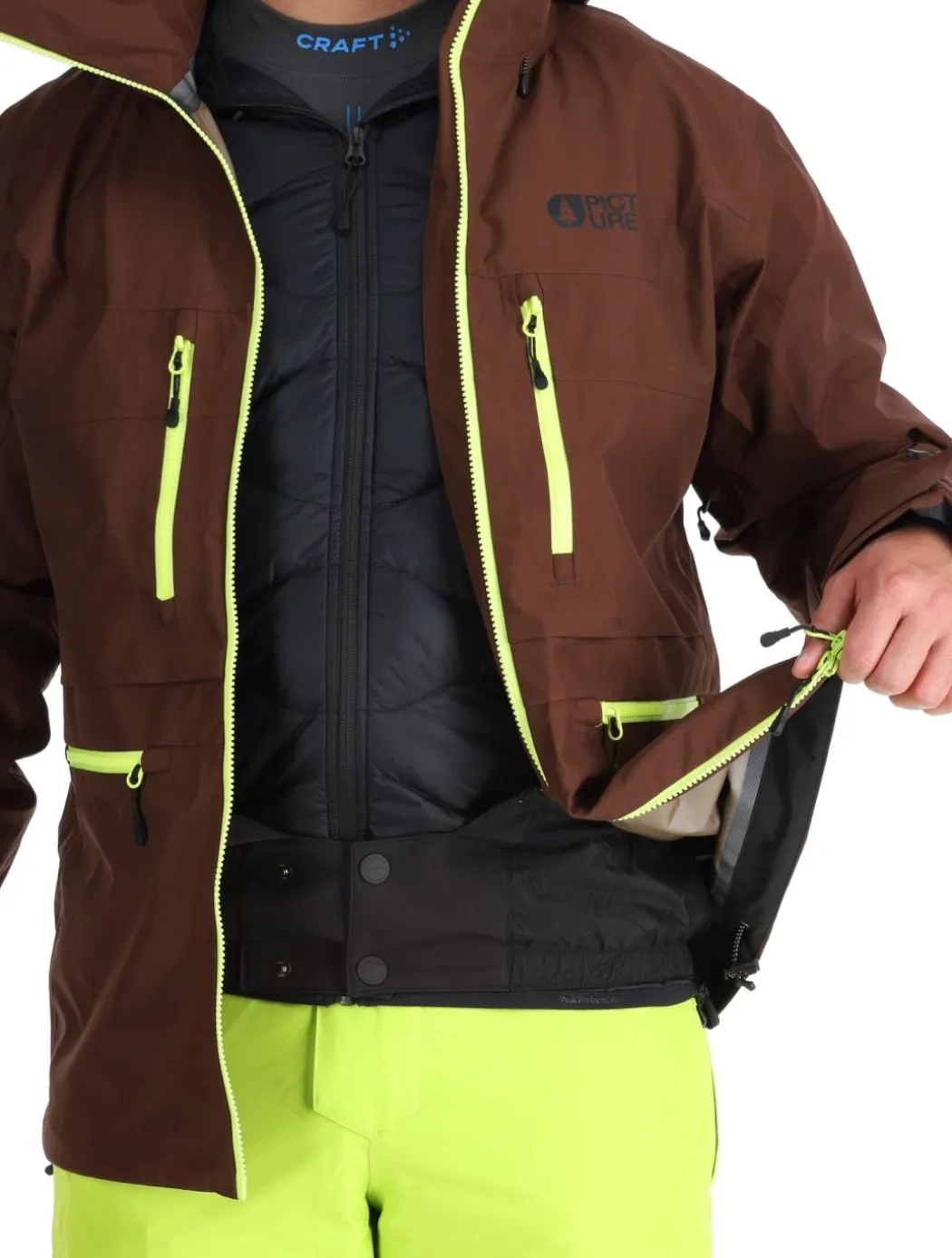 Ozonn 3L hardshell ski-jas heren