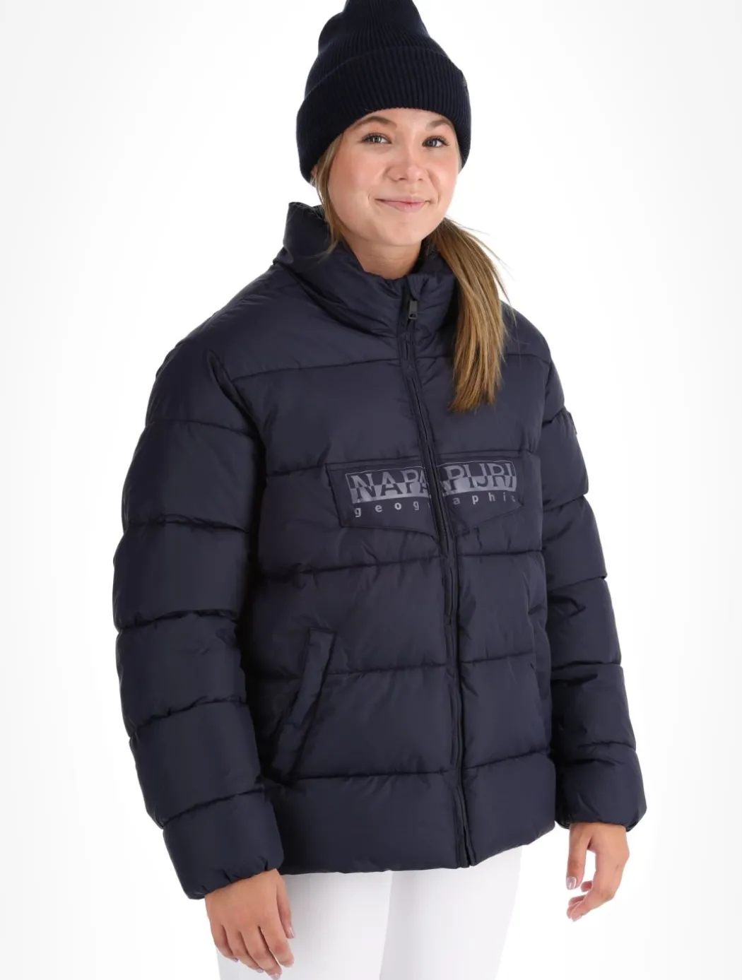 Puffer open W ski-jas dames