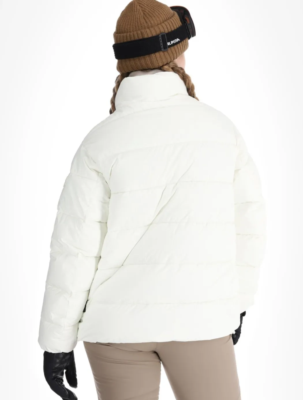 Puffer open W ski-jas dames