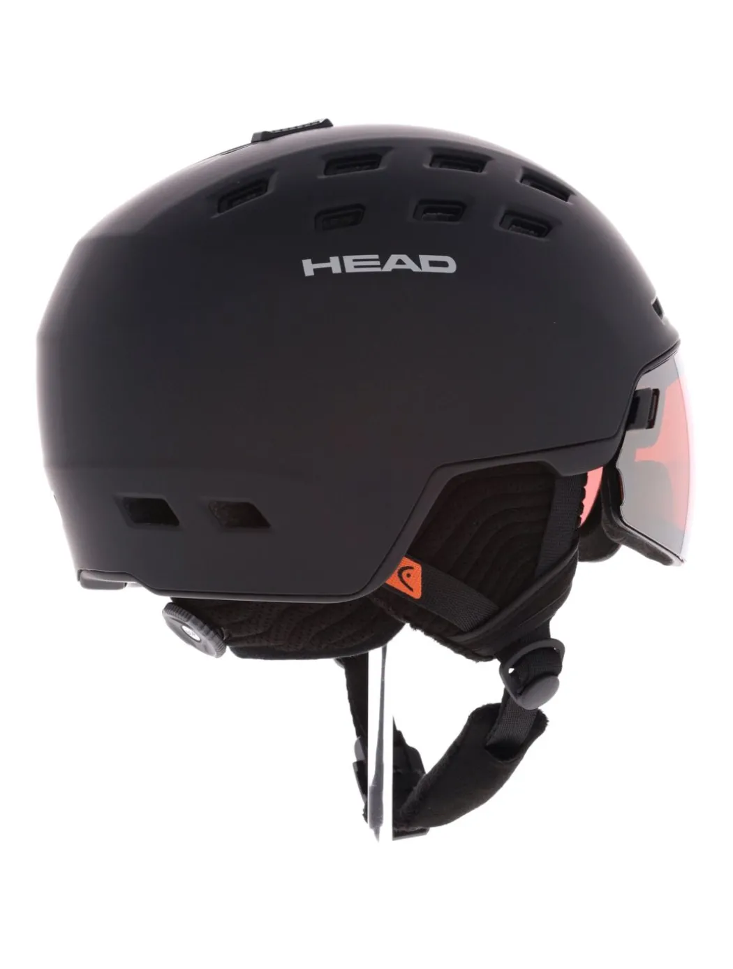 Radar skihelm met vizier unisex