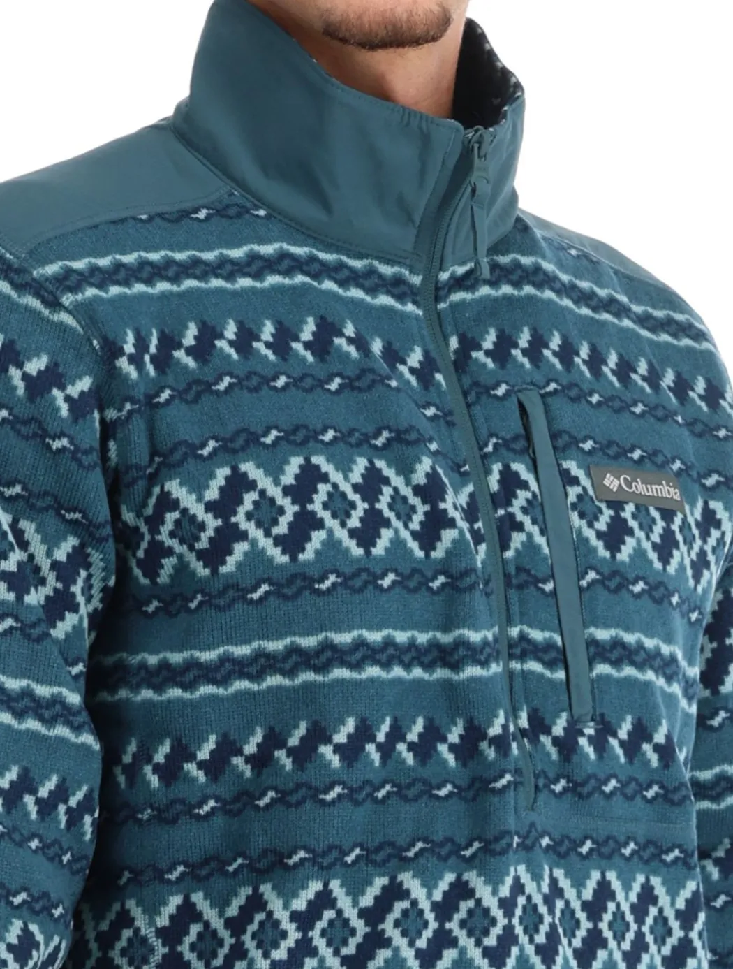 Sweater Weather™ Printed Half Zip II skipully heren